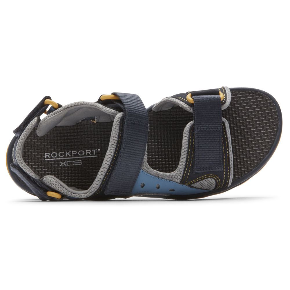 Rockport Sandaler Herre Blå - Trail Technique Adjustable Velcro - CUYD98107
